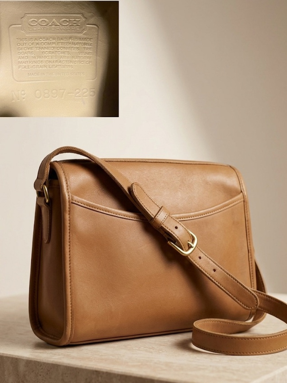 PRE 1994 COACH CROSS-BODY BAG!!! Vintage, soft leather!